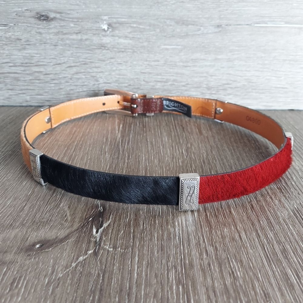 Brighton Calf Hair Belt Small 28